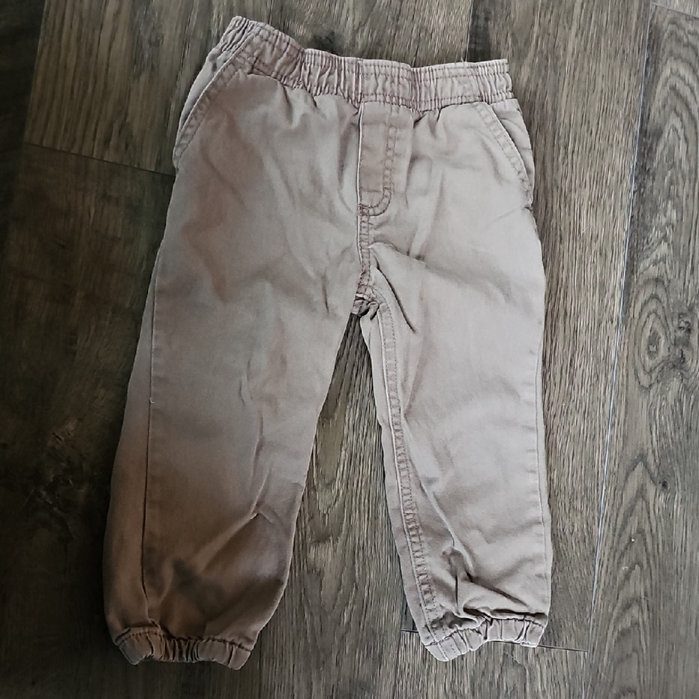 Calvin Klein Jeans Pants Kids Tan Casual 24 Months Boys Toddler Elastic Waist